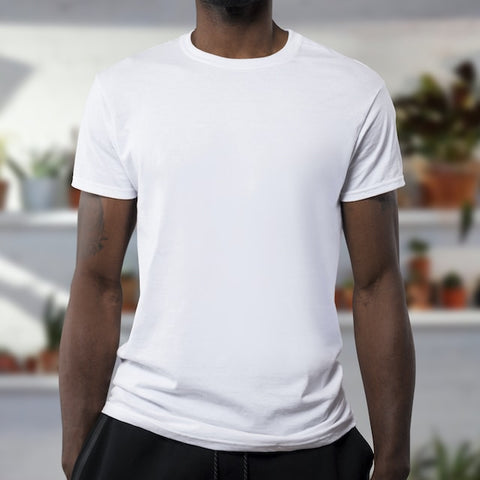 man wearing POD t shirt