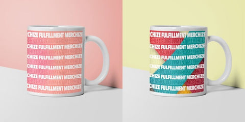 two POD mugs