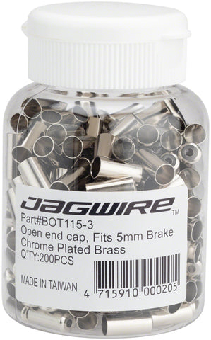 Jagwire 1.8mm Cable End Crimps Cash Tango Pink