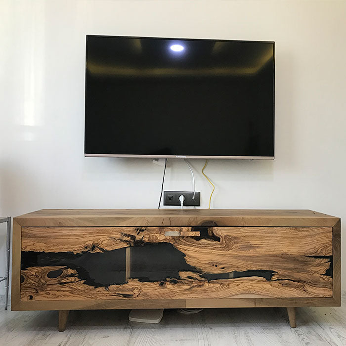 epoxy entertainment center