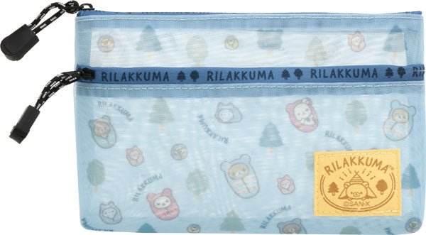 Rilakkuma Komorebi Camp Mesh Pen Pouch