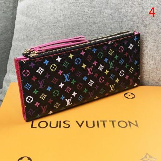 Louis Vuitton LV Women Fashion New Monogram Print Leather Double