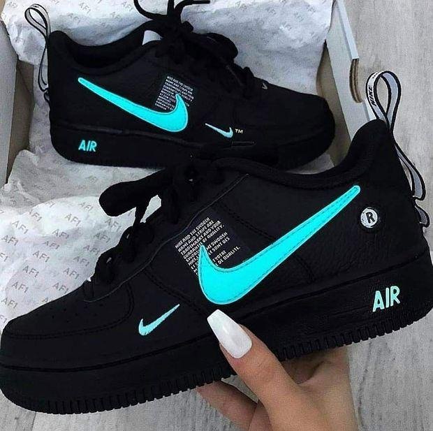 NIKE AIR FORCE 1 AF1 OW Running Sport Shoes Sneakers from-12