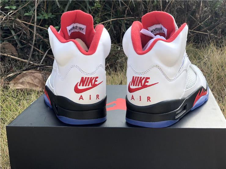 LO Air Jordan 5 Fire Red