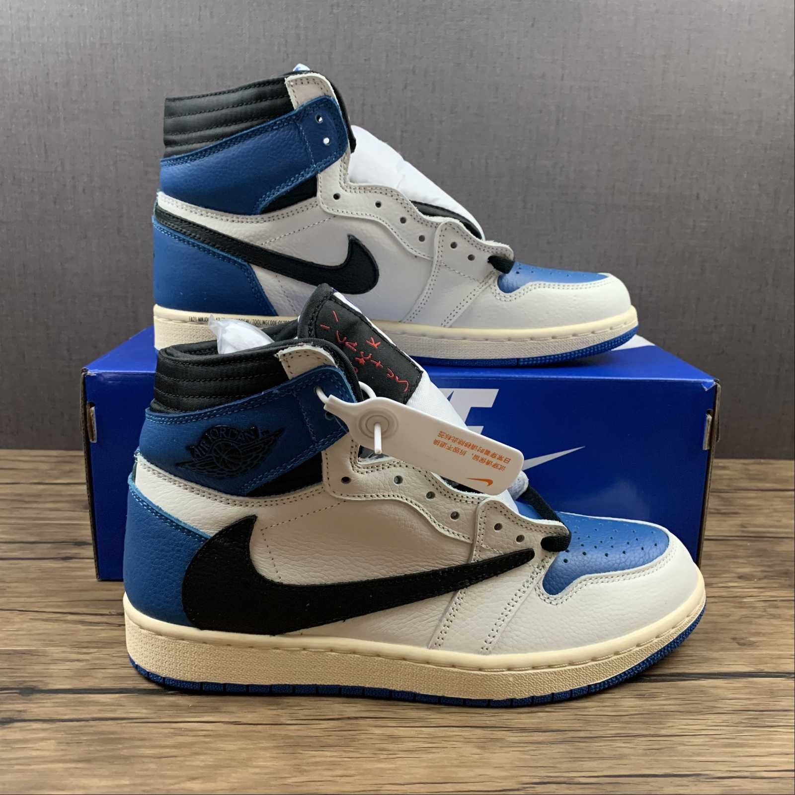 huacaigeng Tuhs Fragment Design X Travis Scott X Air Jordan 1 Re