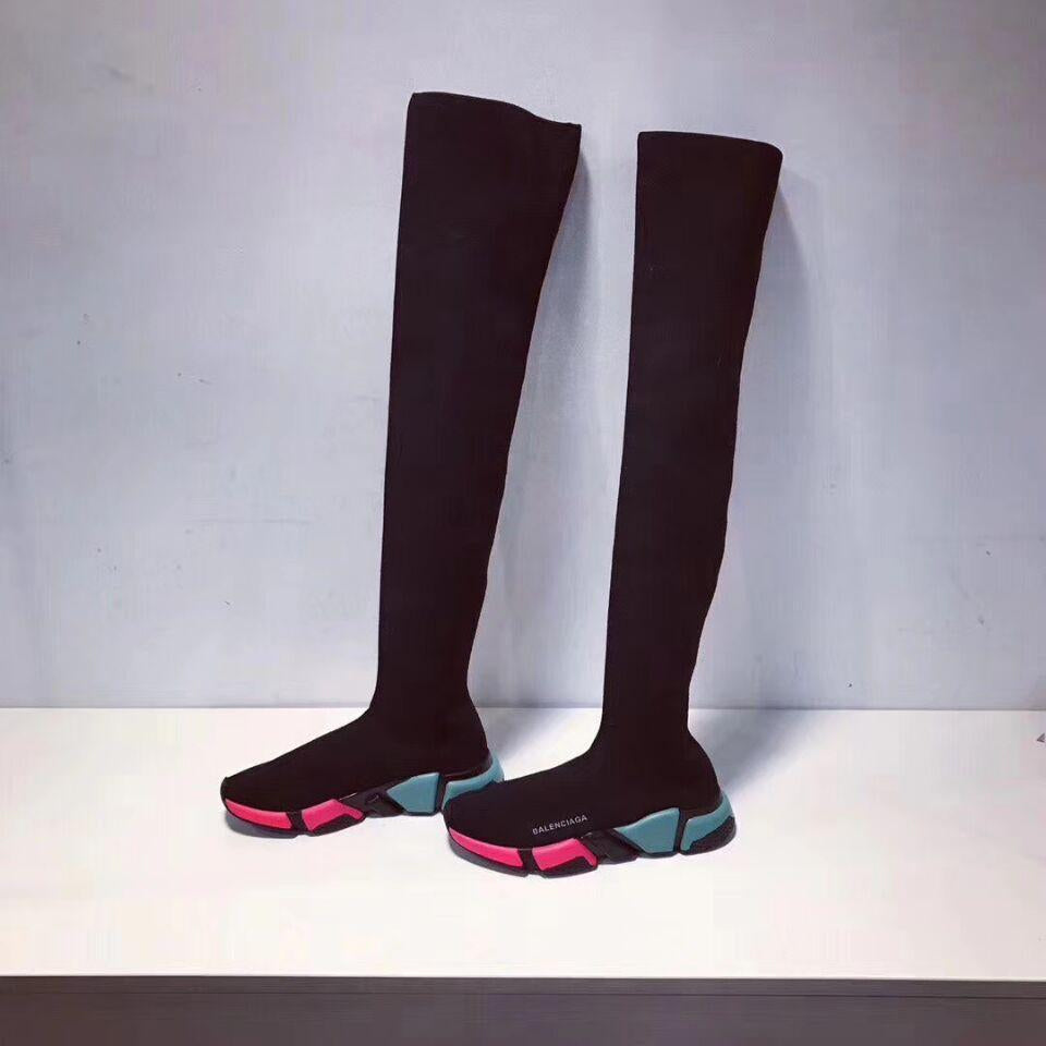 Balenciaga Women Boots Fashion Breathable High Boots Shoes