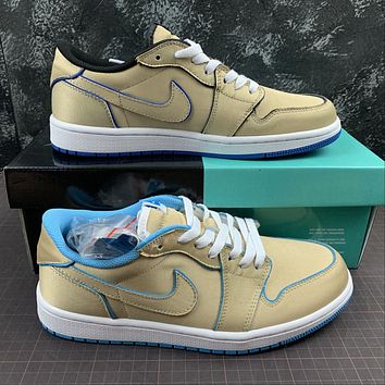 huacaigeng Tuhq Nike Air Jordan 1 Low Sb Desert Ore Aj1 Basketba