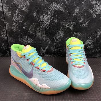 huacaigeng Tuhi Nike Kyrie Low 12 Ep Peach Jam Sneaker Zoom Kd12 Basketball Shoes Ck1195-300