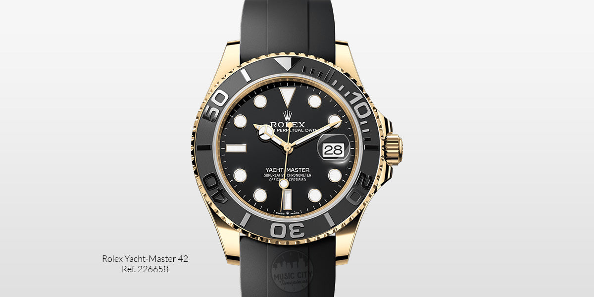 Rolex Yacht-Master 42 Ref. 226658 – Nautical Power Meets Golden Elegance