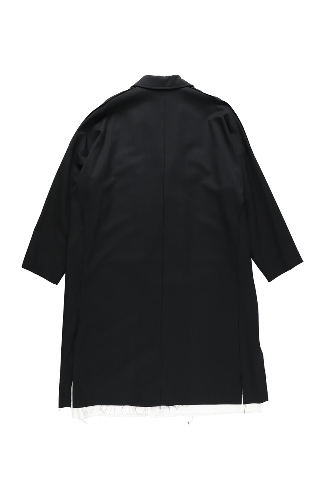 sulvam Classic over coat black AW22 | sulvam online store