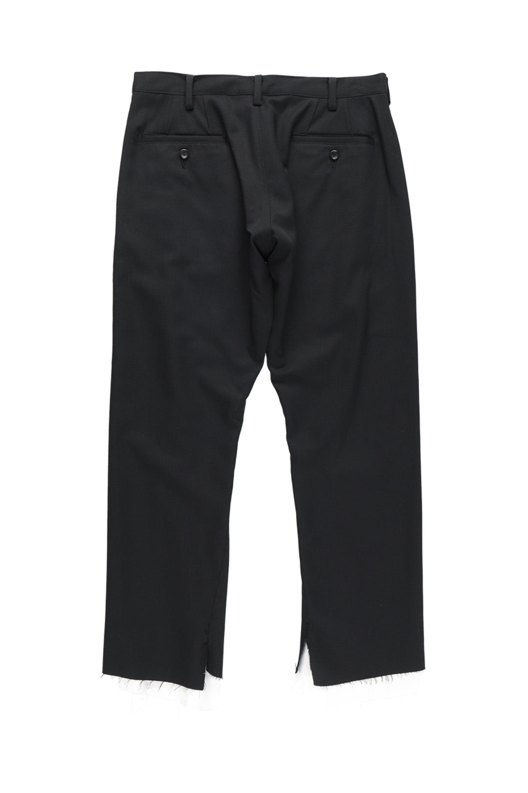 sulvam Classic slim pants black AW22 | sulvam online store