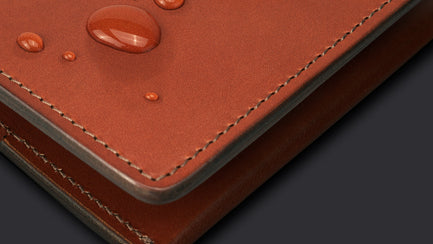 How do you waterproof Grain Side of Leather? I have been using resolene on  the front for water resistancd but I am not sure for the grain. It's a wrap  for a