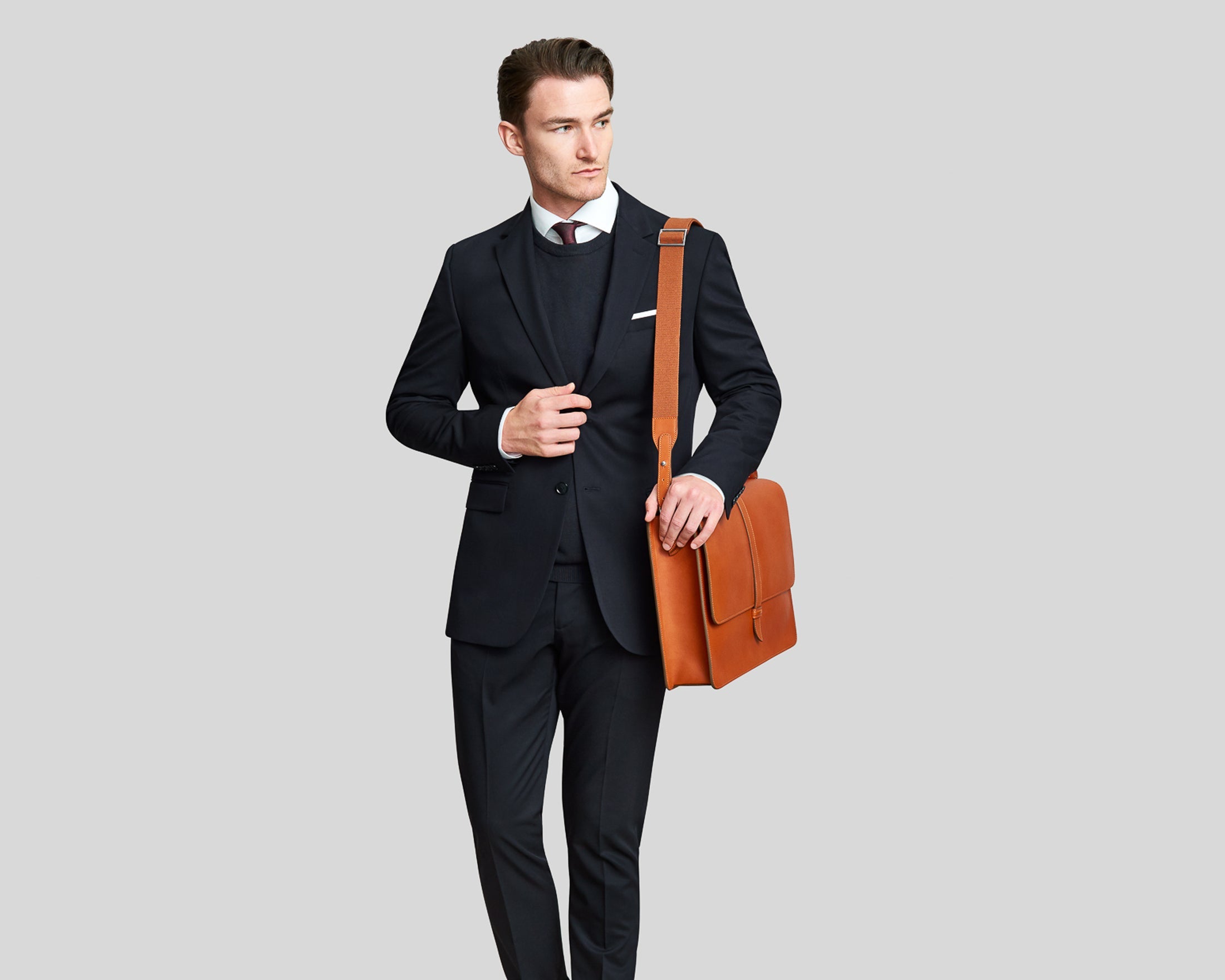 Formal sales messenger bag