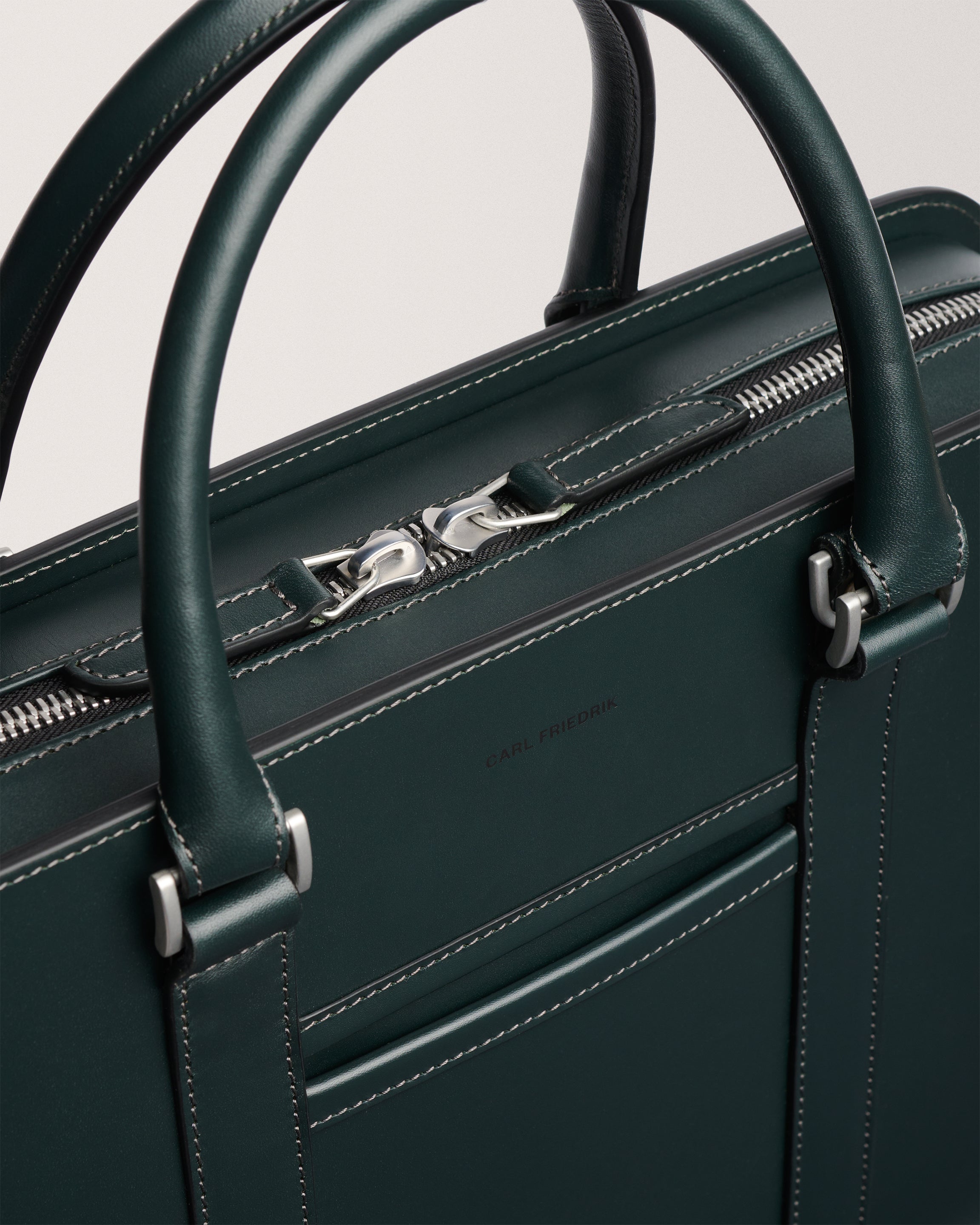 Palissy Slim Leather Briefcase · CarlFriedrik