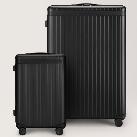 Shop Carl Friedrik The Luggage Set Black / Black