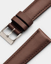 The Classic Watch Strap / Chocolate / 18mm