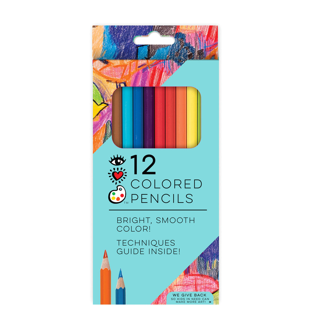 iHeartArt JR 12 Jumbo Crayons – brightstripes