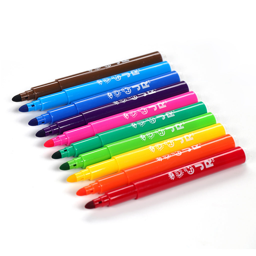 iHeartArt JR 12 Jumbo Crayons – brightstripes
