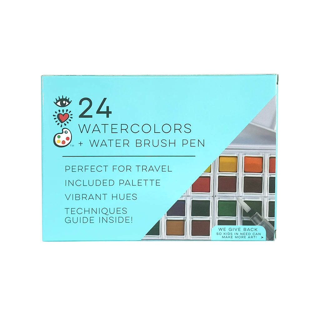 Bright Stripes 28 Bold & Bright Watercolors – The Natural Baby Company