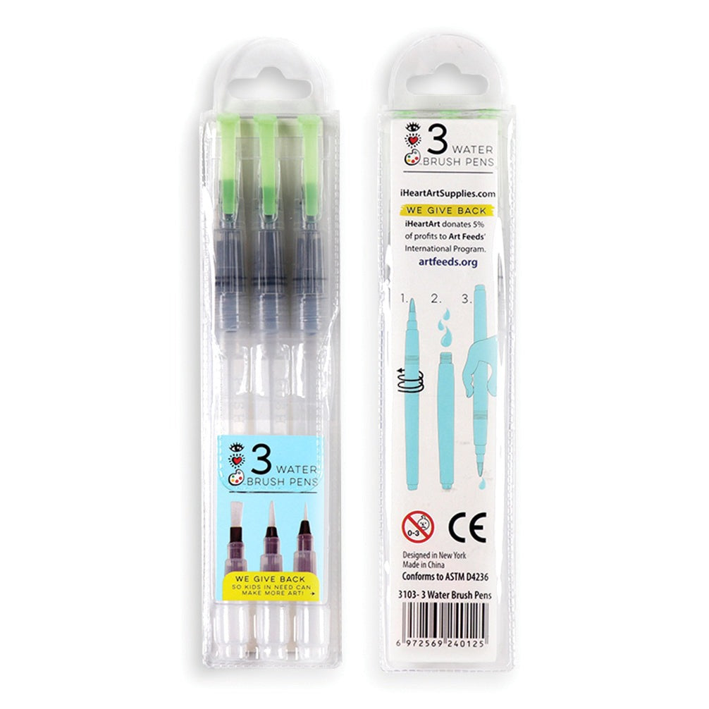 iHeartArt 12 Brush Tip + Fine Tip Markers – brightstripes