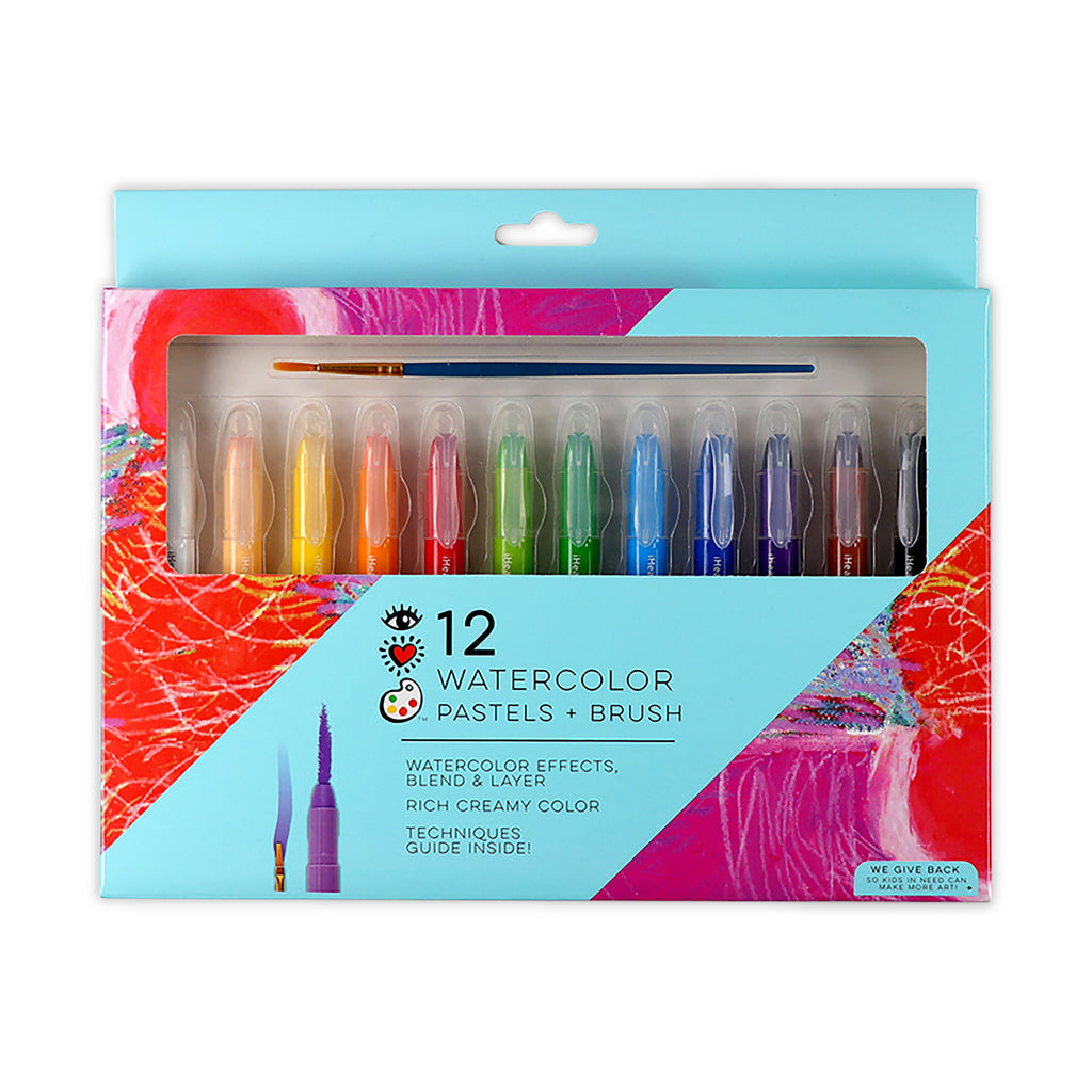 Kids Watercolor Kit, 36 Colors + 1 Water Brush Pen –