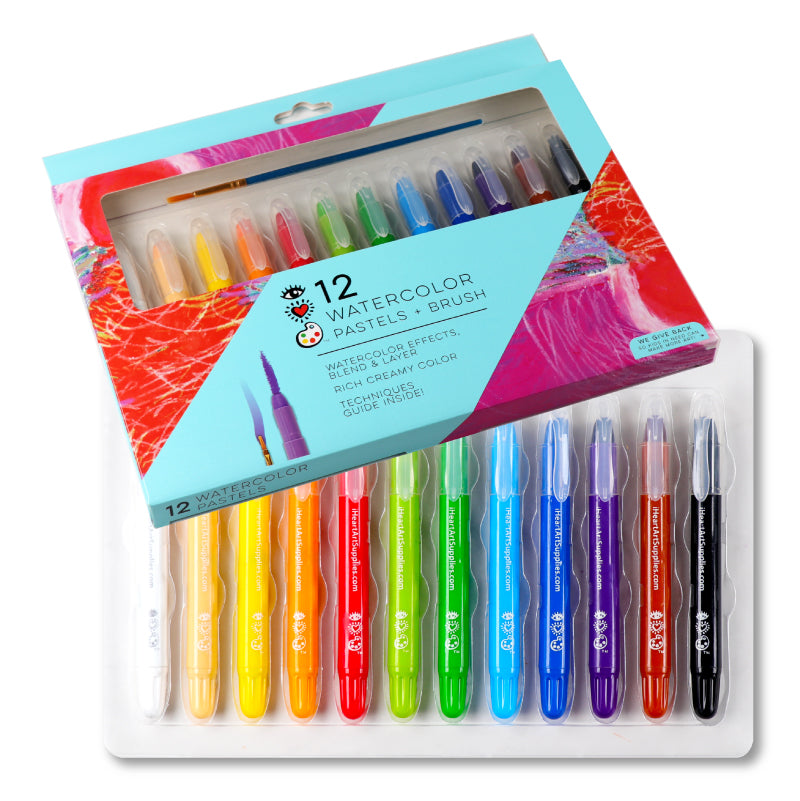 WATER PENS 12 COLOURS - A5 Cash and Carry