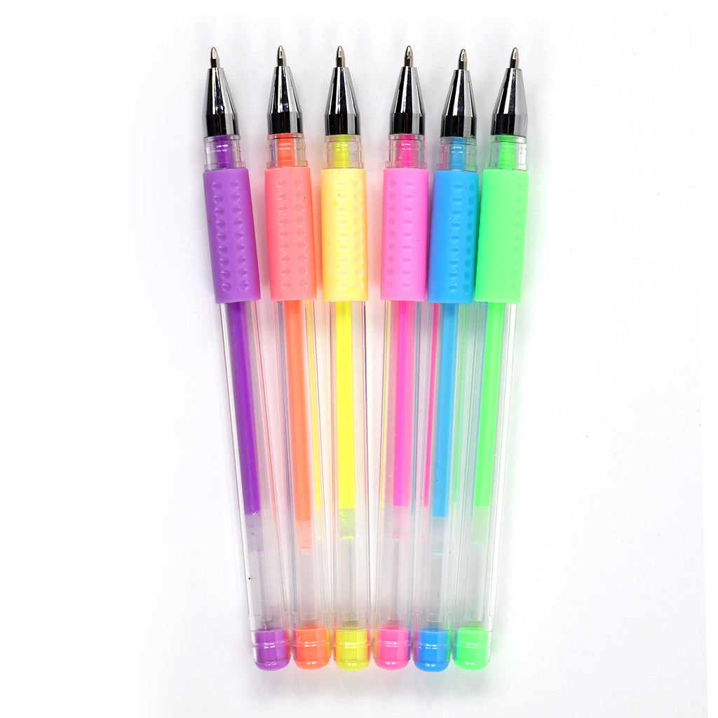 iHeartArt 6 Neon Gel Pens – brightstripes