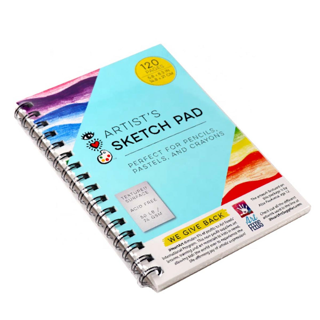 iHeartArt Dry Media Sketch Pad – brightstripes