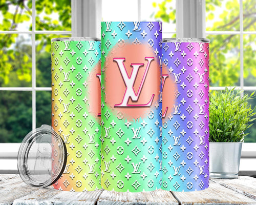 LV Logo Bucket Tumbler 20 oz Sublimation Tumblers – Designs By Lan