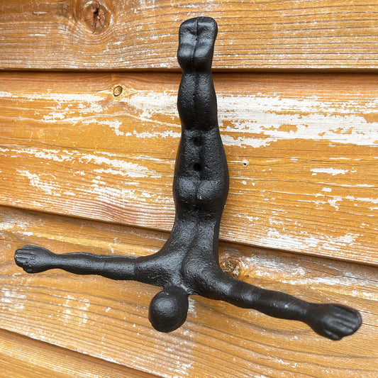 Cast Iron Climbing Man Coat Hook