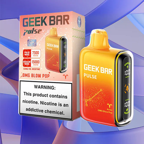 Geek Bar Pulse Device OMG Blow Pop flavored