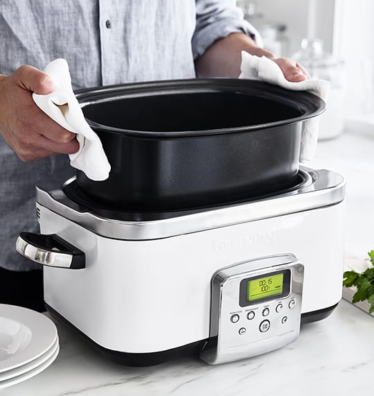 GreenPan 6L Slow Cooker Black CC005723-003