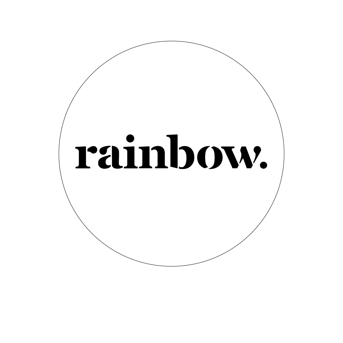 RainbowLabel