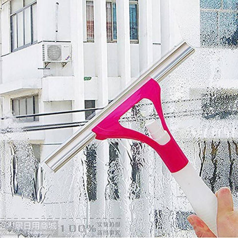 Multifunctional Bathroom Mirror Squeegee Glass Wiper Cleaner