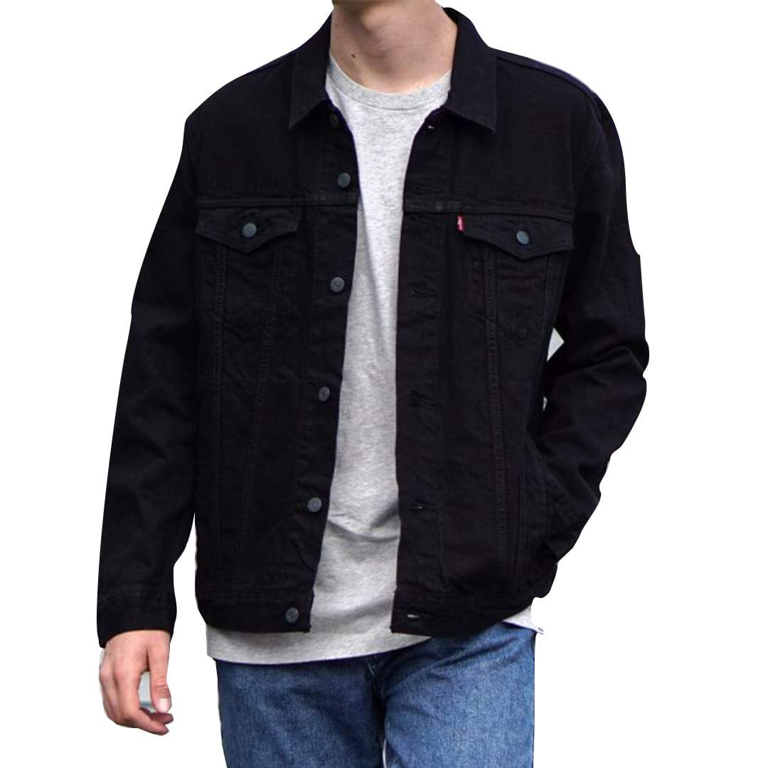 Black Stylish Denim Jacket for Him – Zamara Mall