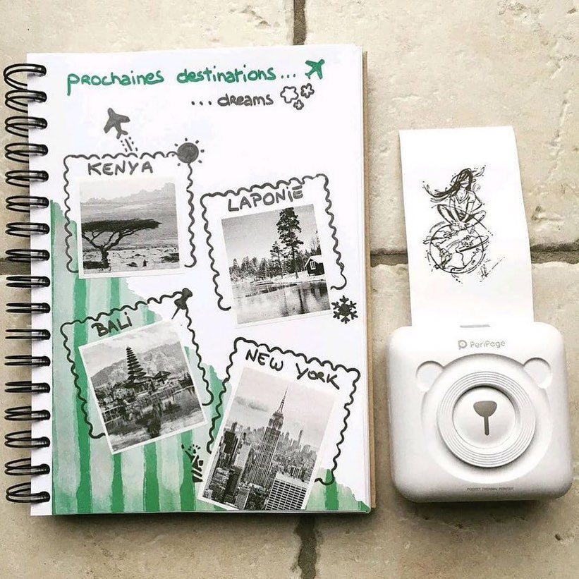 Easily spruce up your bullet journal with a PeriPage Pocket Printer