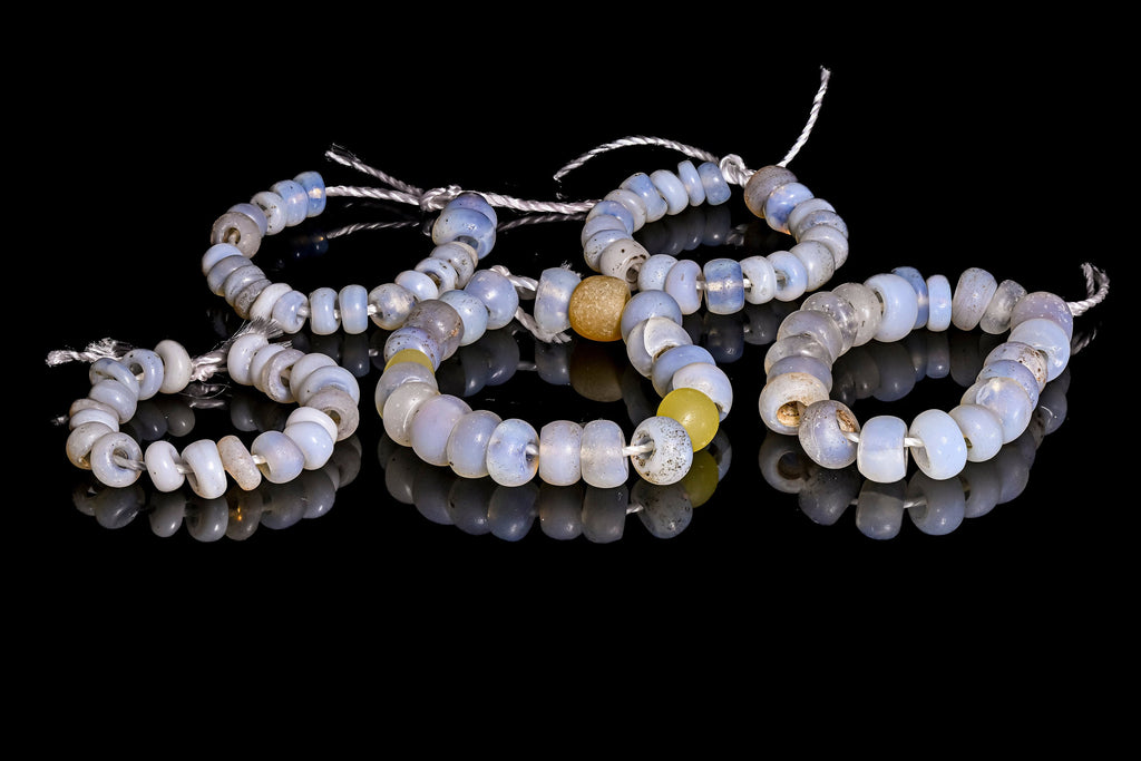 Antique Dutch Moon Beads from Ethiopia. African Trade Glass Beads –  Venerable Bead Company