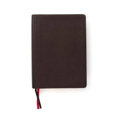 CSB Study Bible, Brown Genuine Leather, Indexed: Red Letter, Study Notes and Commentary, Illustrations, Ribbon Marker, Sewn Binding, Easy-To-Read Bibl by Csb Bibles by Holman