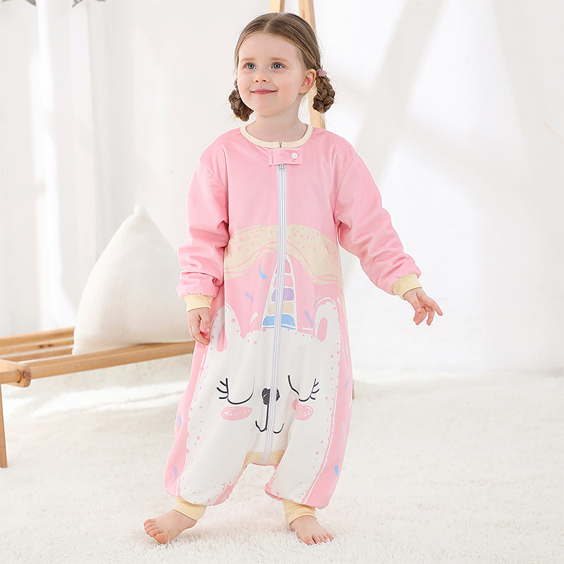 Saco de Dormir Pijama Infantil con Mangas Unicornio -