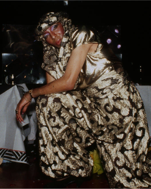 Portrait of Pepper LaBeija at a drag ball in 1988 in Harlem, New York