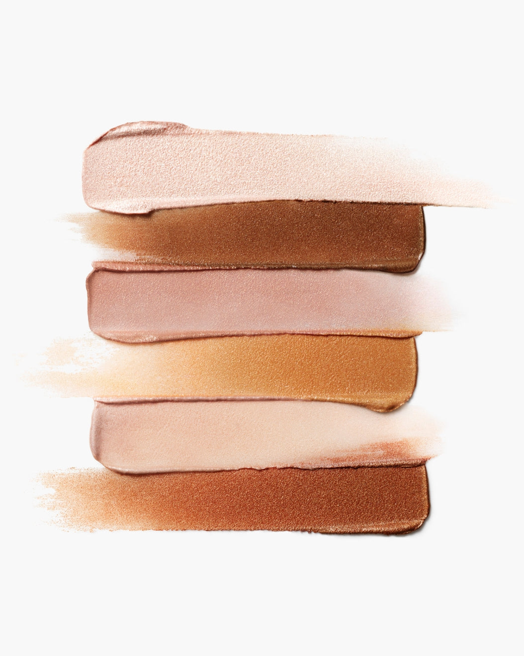 Swatches of the entire range of Milk Makeup Highlighter