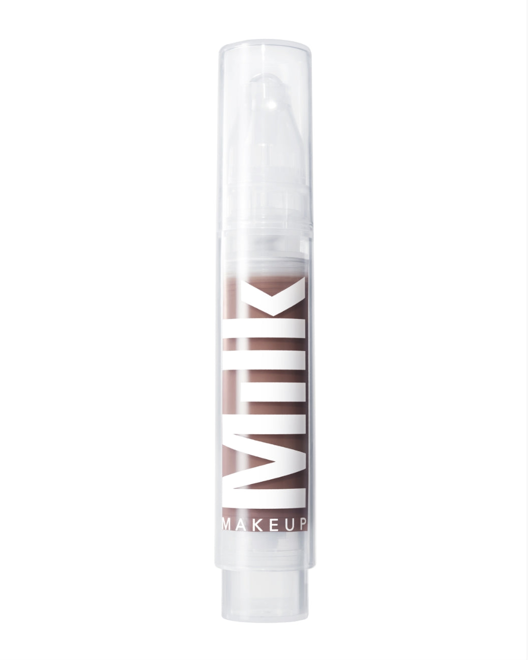 Product shot of a tube of Milk Makeup Sunshine Skin Tint against a white background.