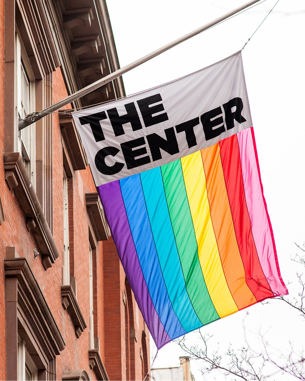 The Center Rainbow Flag