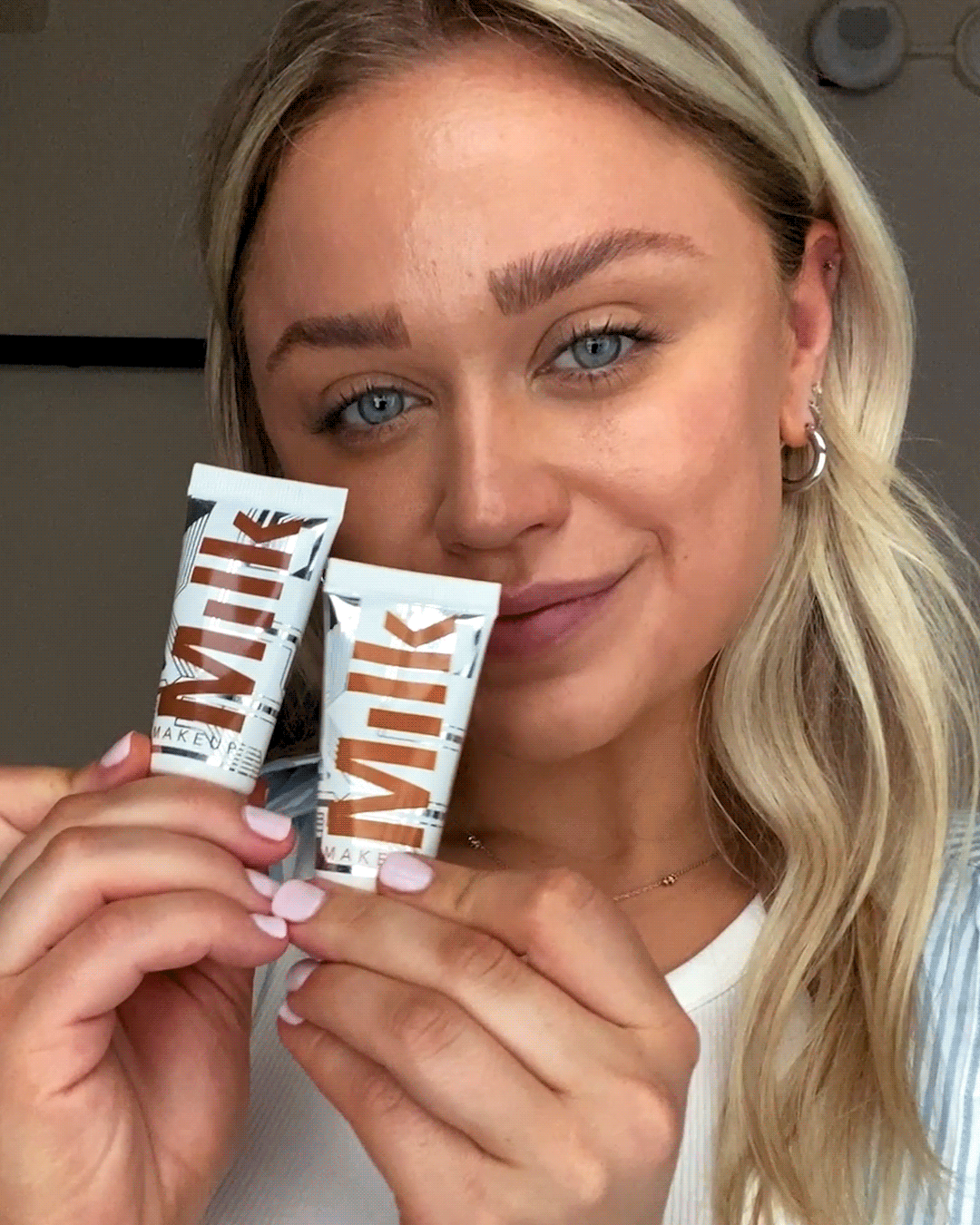 Madison does soft glam makeup with Milk Makeup Bionic Glow