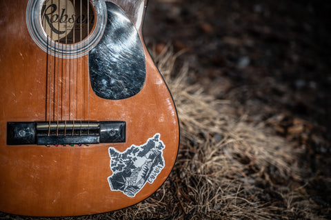 Canada Sticker on guitar