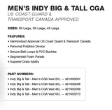 HL Mens Indy Big & Tall Neo Vest Life Jacket
