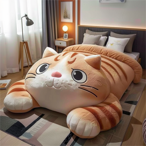 cat shaped bed