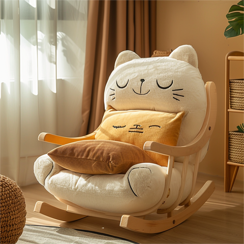 Cute Kitty Rocking Chair