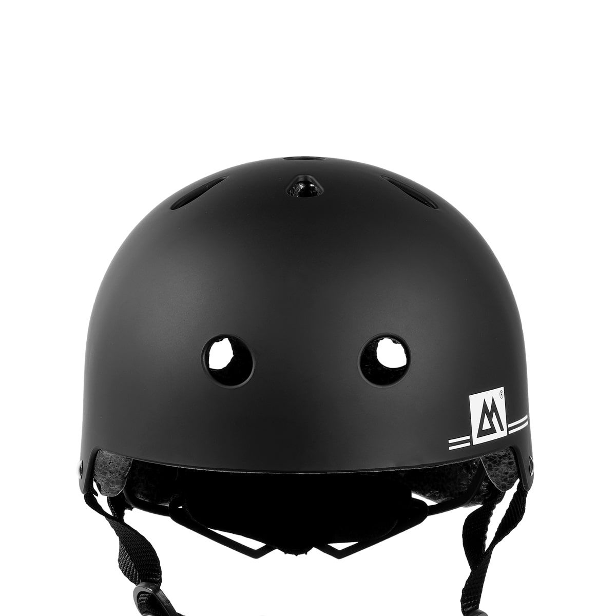 Kids Skate Helmet Matte Black Magneto Boards   Black Front 1200x1200 1024x1024@2x 