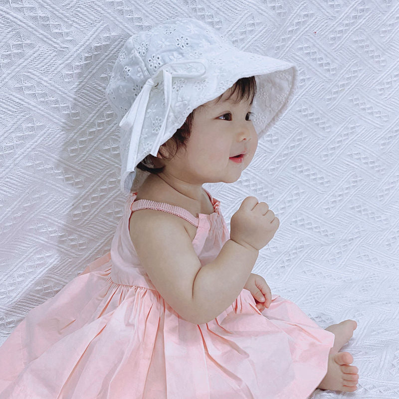 Accessoires Xiaohawang Dentelle Noeud Ete Chapeau Pour Bebe Fille Coton Chapeaux De Soleil Nouveau Ne Nourrisson Bebe Bonnet Bpmearplugs Com Pe